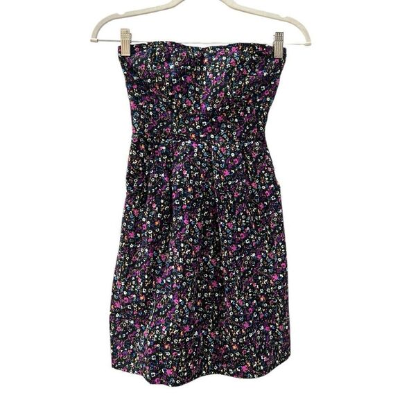 Pins & Needles Dresses & Skirts - Anthropologie Pins & Needle Floral Sweetheart Necklace Mini Dress Size XS